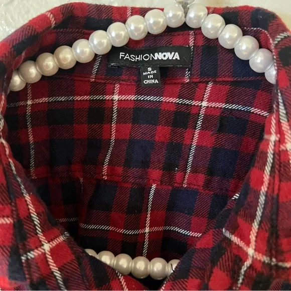 Fashion Nova | Off Line Plaid Top - Picture 9 of 10